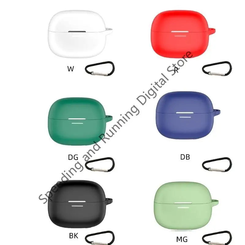 Silicone Protective Case for Redmi Buds 6 Pro Wireless Headphone Protector Case Cover Shell Housing Anti-dust Sleeve