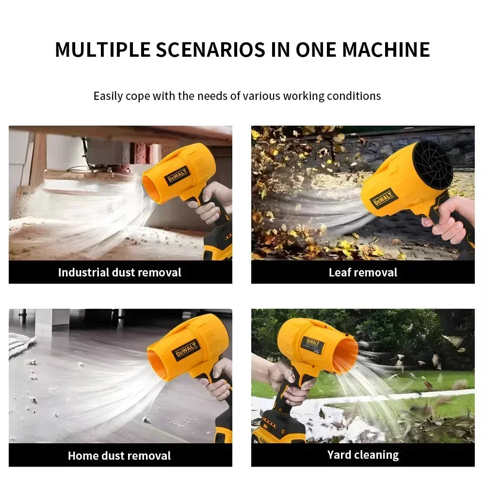 Dewalt  Brush Air Hair Dryer Wireless Turbo Fan Handheld Violent Fan Dryer 20V Rechargeable Dust Removal Tool