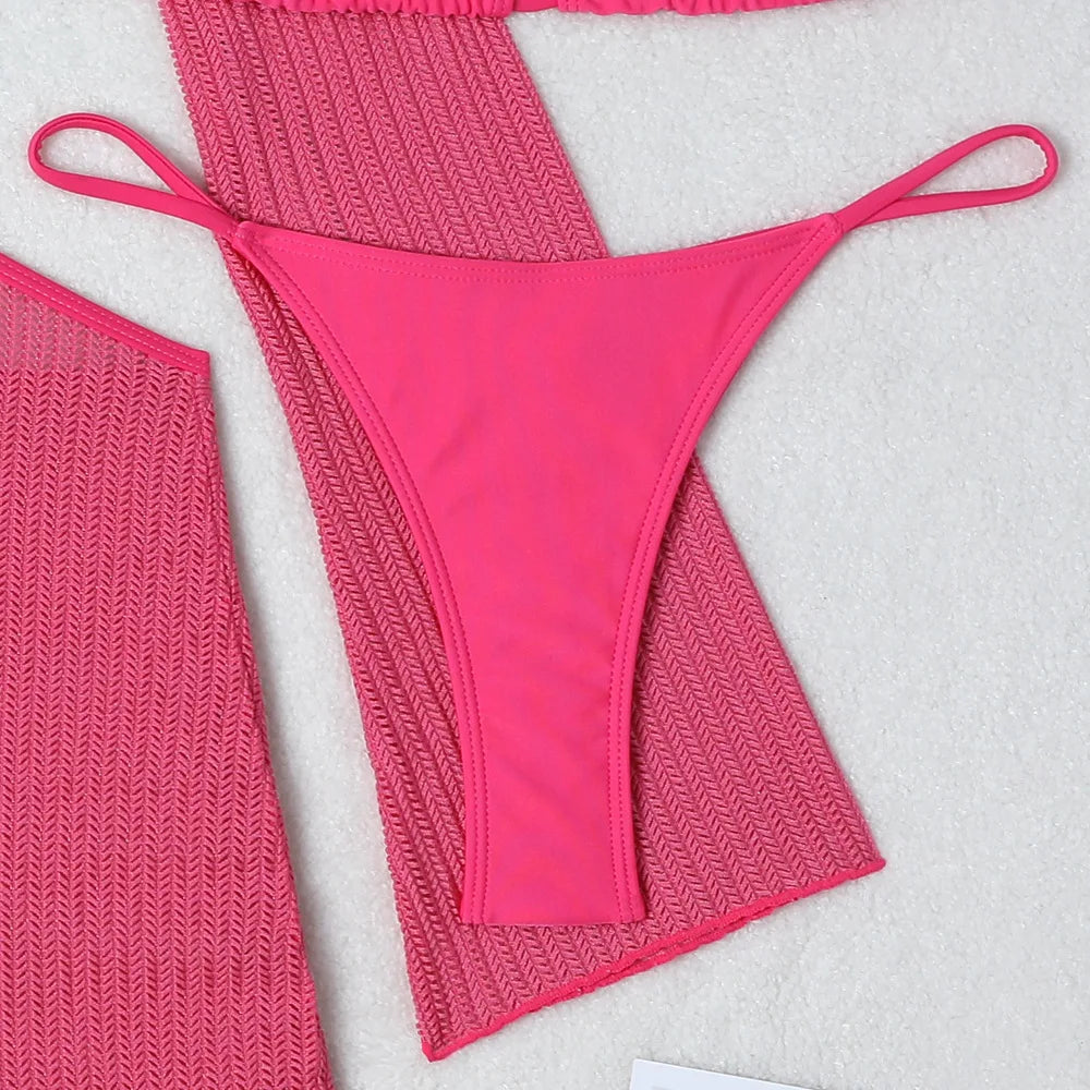 2026 Sexy Bikinis Female Swimsuits Women's Three-Piece Swimwear Beach Swim Wear Bathing Suits Brazilian Bikini Set Pool Bather