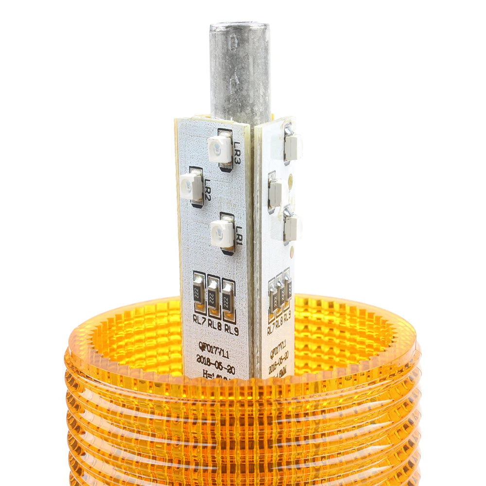 1-3 color LTA Vertical Industrial Multilayer Stack light Lamp Signal Tower Alarm caution light Flash Industrial Tower LED Silver