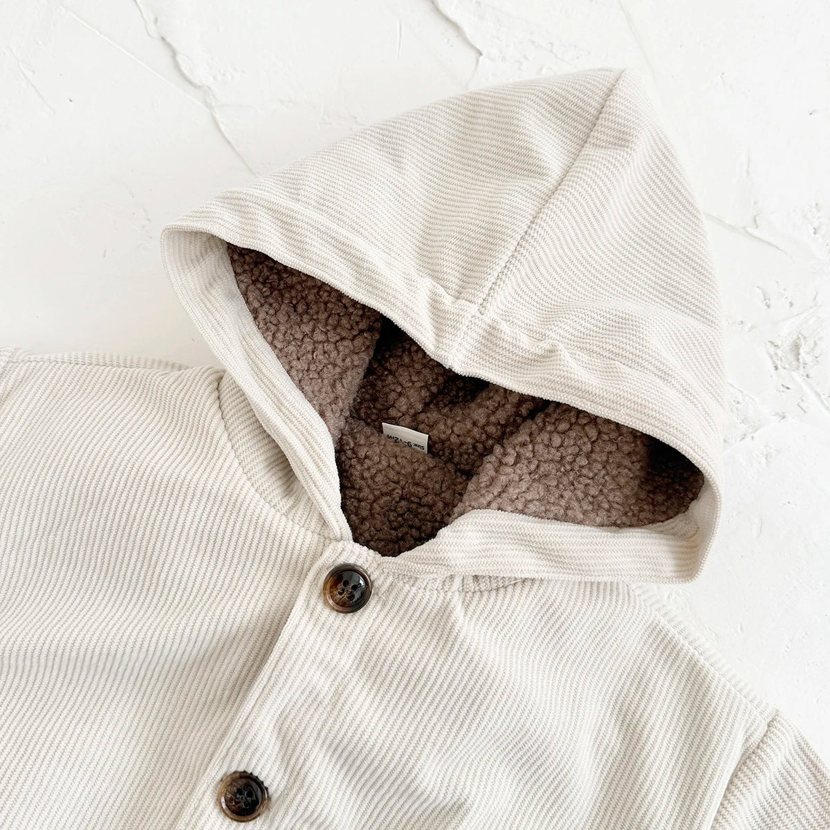Ins Winter Warm Baby Girls Clothes Outdoor Jacket Thick Fleece Hoodie Infant Boys Baby Clothes Fruit Embroidery Newborn Baby Top