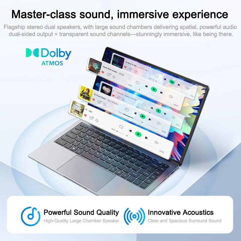 New 15.6" Laptop Intel Core i7-8650U 32GB 2TB Gaming PC Ultra Slim Office Study Computer PC Windows 11 Pro  1920*1080 HD