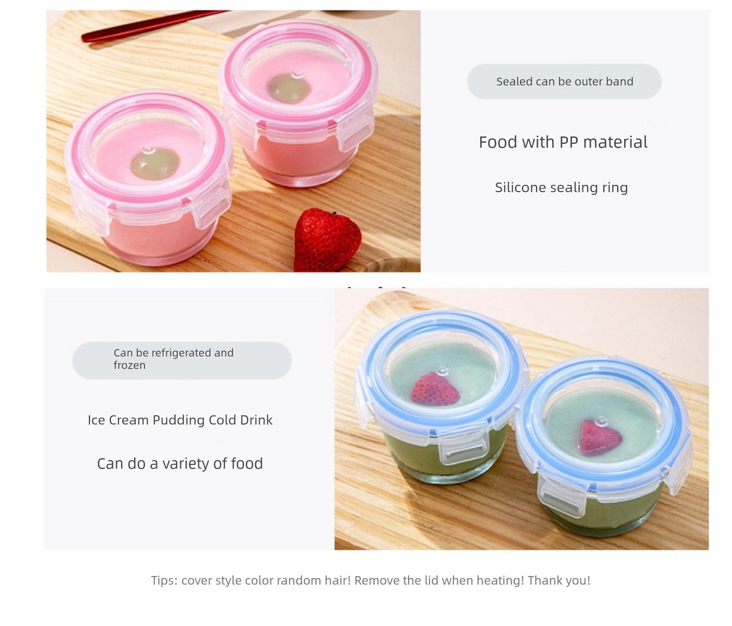 Pudding Cup Jelly Food Bowl Cake Mold Glass