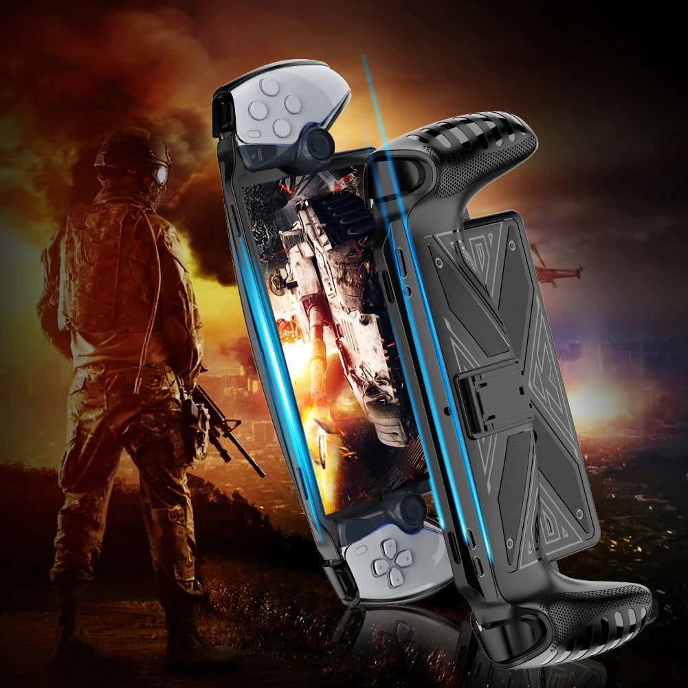 TPU Full Protection Protector Cover Transparent Shock Resistance Anti-Scratch for Playstation Portal Gaming Console Accessories