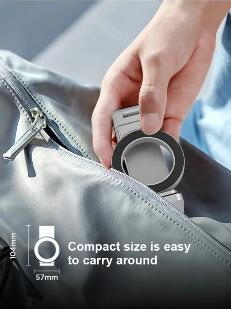 Universal Magnetic Phone Holder Travel Essentials Flexible Rotation Hands-Free Airplane Phone Mount for IPhone15 Pro Max Series