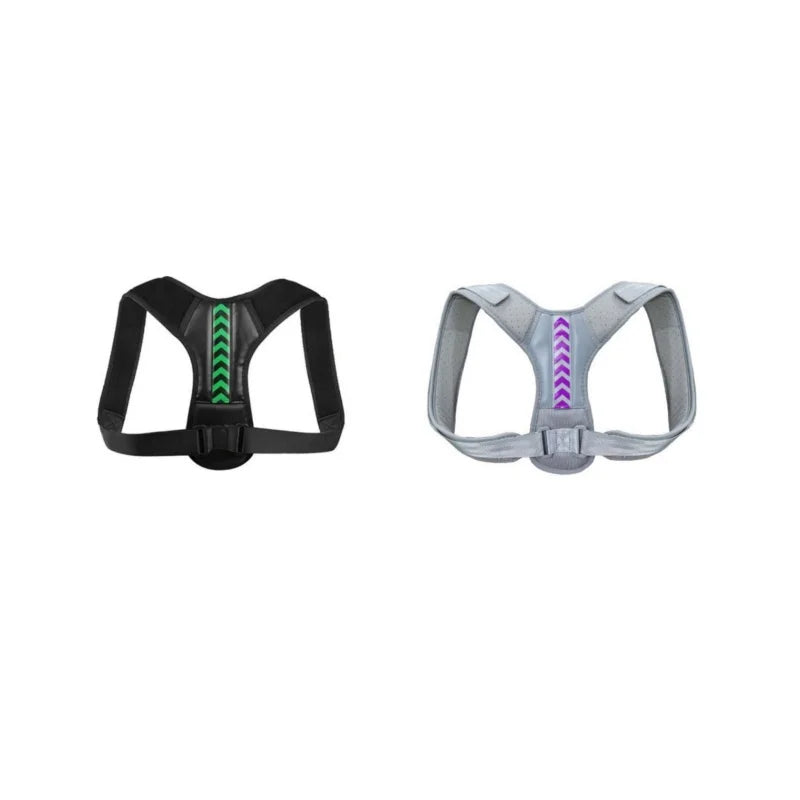 1/2Pcs Adjustable Back Shoulder Posture Corrector Belt Clavicle Spine Fashion Support  Home Office Sport Upper Back Neck Brace