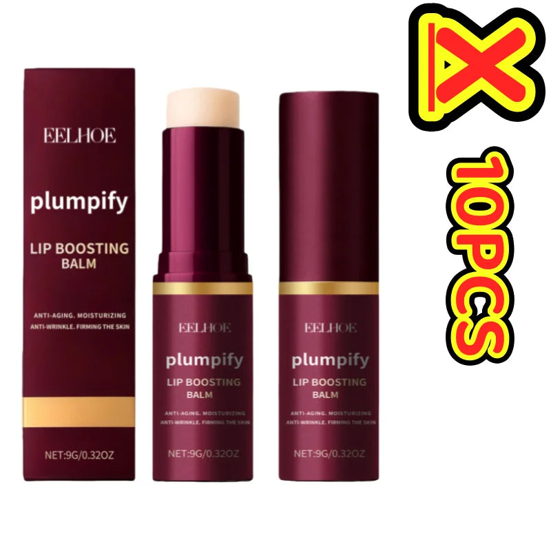 Fast Plumping Lip Balm Moisturizing Soft Lips Skin Plumper Gloss Oil Non-Sticky Daily Care Mask Beauty Makeup Cosmetics Products