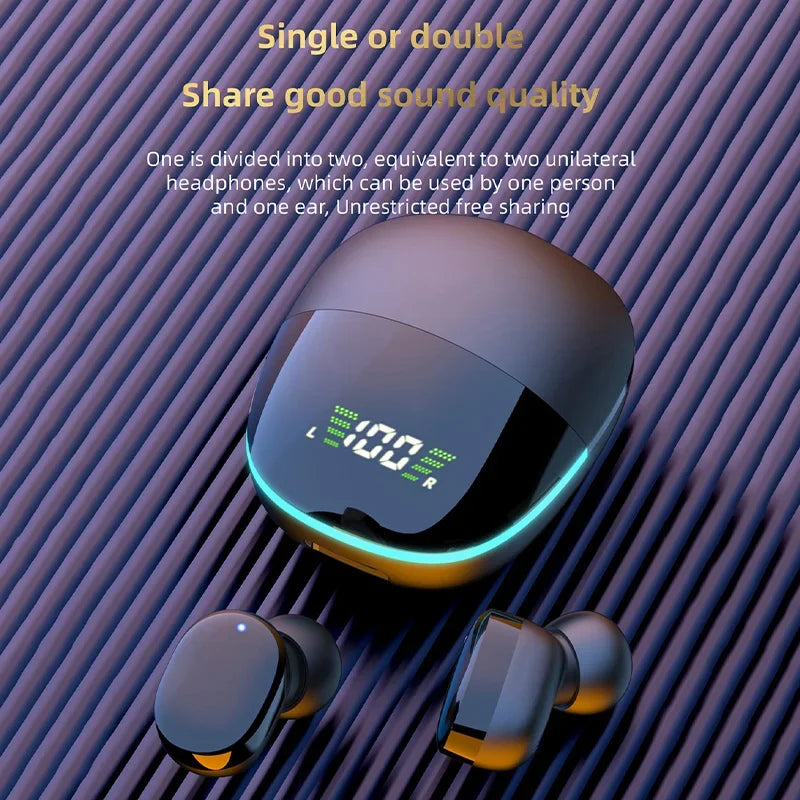 Original G9S TWS Air Pro Fone Bluetooth Earphones Wireless Headphones Touch Control Earbuds with Mic Wireless Bluetooth Headset