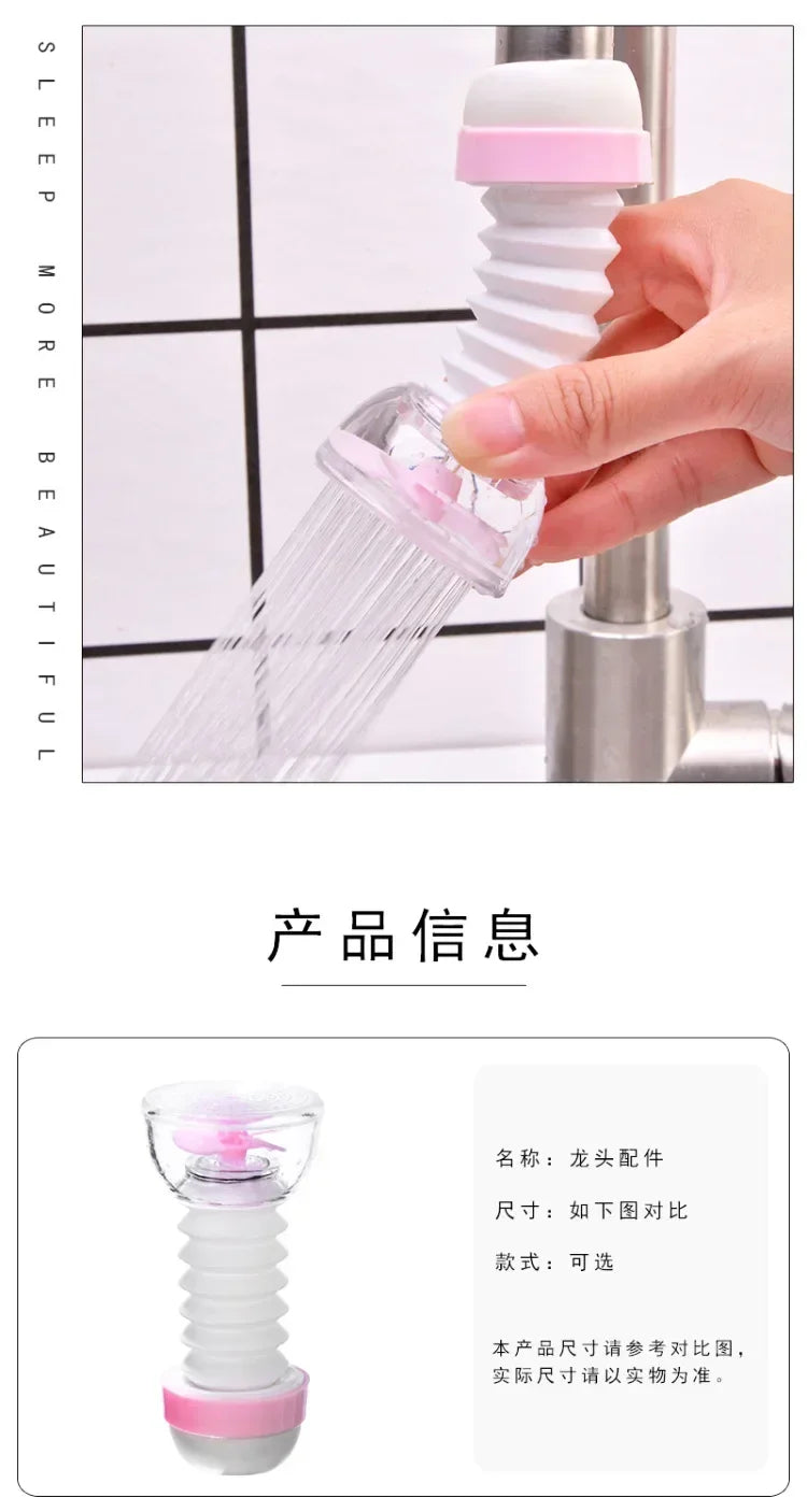Kitchen Adjustable Collapsible Tap Water Household Faucet Tap Water Clean Purifier Filter Splash-proof Shower Accessories Tools