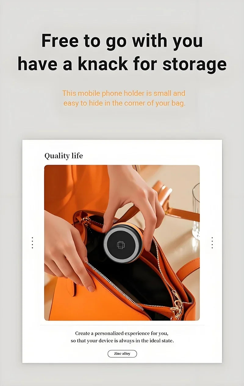15W Wireless Car Charger Mount,Magnetic Vacuum Suction 360° Rotatable Foldable Portable Multi-Scenario Phone Stand for All Phone