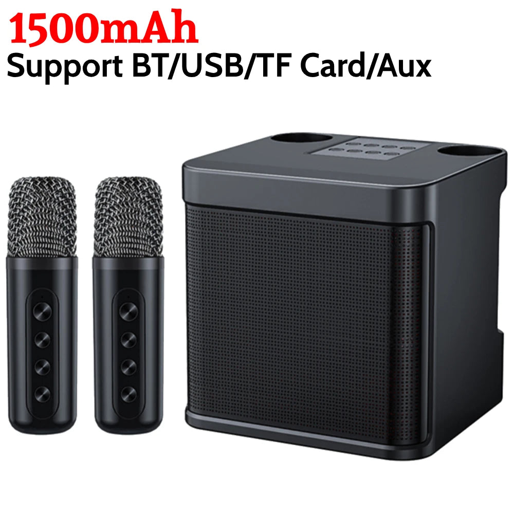 Karaoke Machine Support BT/USB/TF Card/Aux Wireless Karaoke Speaker for Karaoke Party Outdoor Indoor Activities