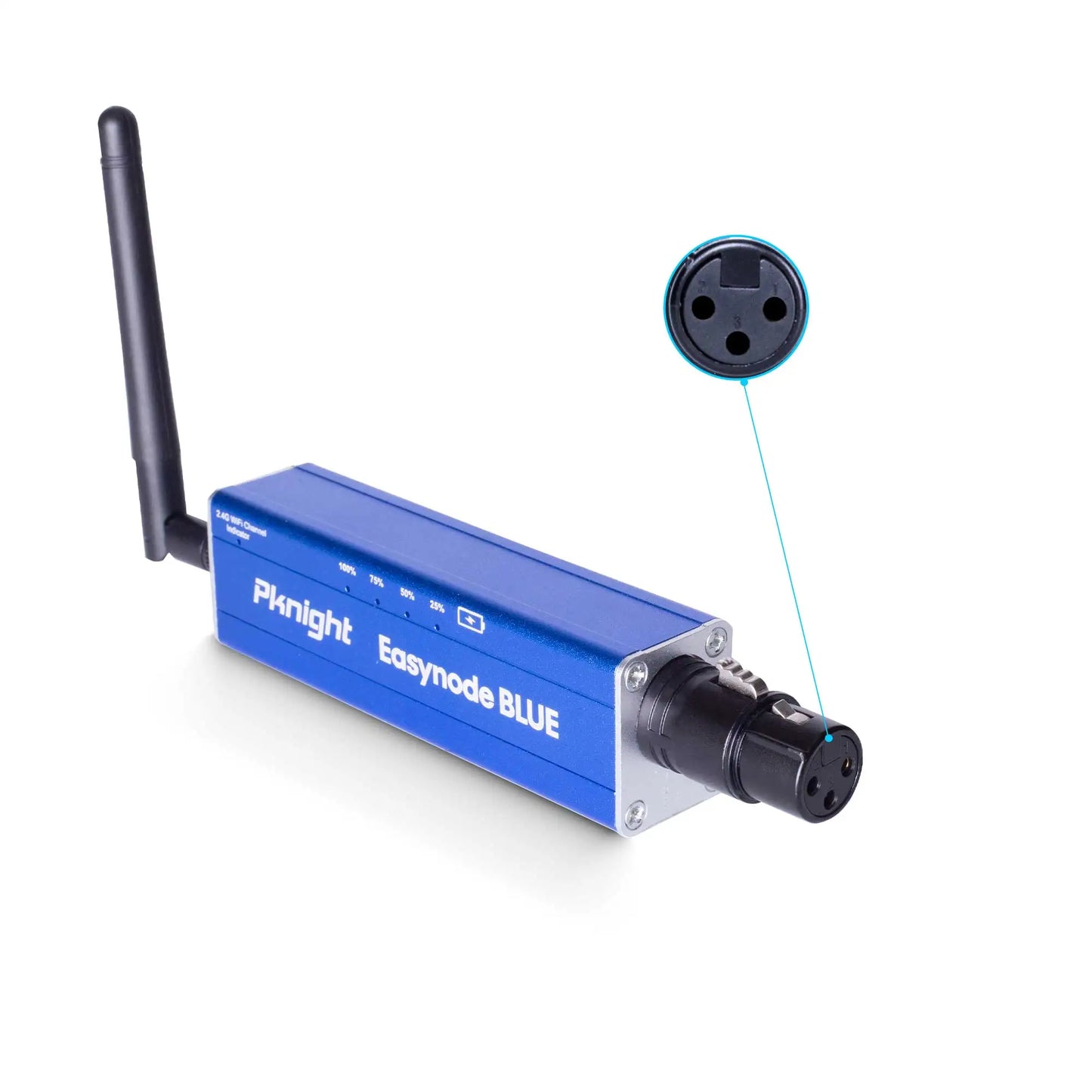 Pknight Upgraded 2.4G Wireless DMX Controller Easynode BLUE with Dual WiFi & Bluetooth Artnet & sACN Transceiver Interface