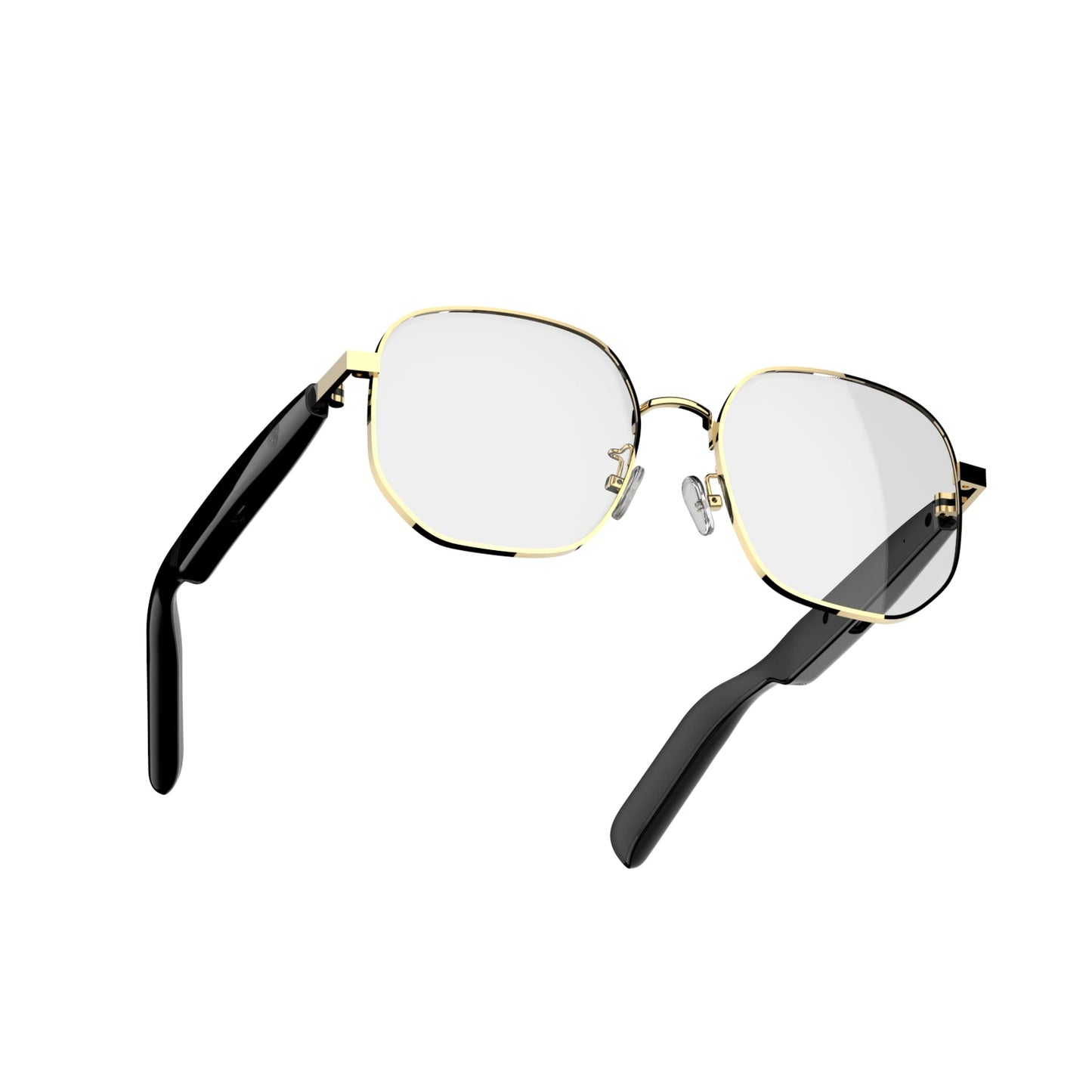 SG-16Pro New Trendy Smart Glasses Anti Blue Light Gold frame Sunglasses Music Stereo For Jogging Workouts SG16 PRO