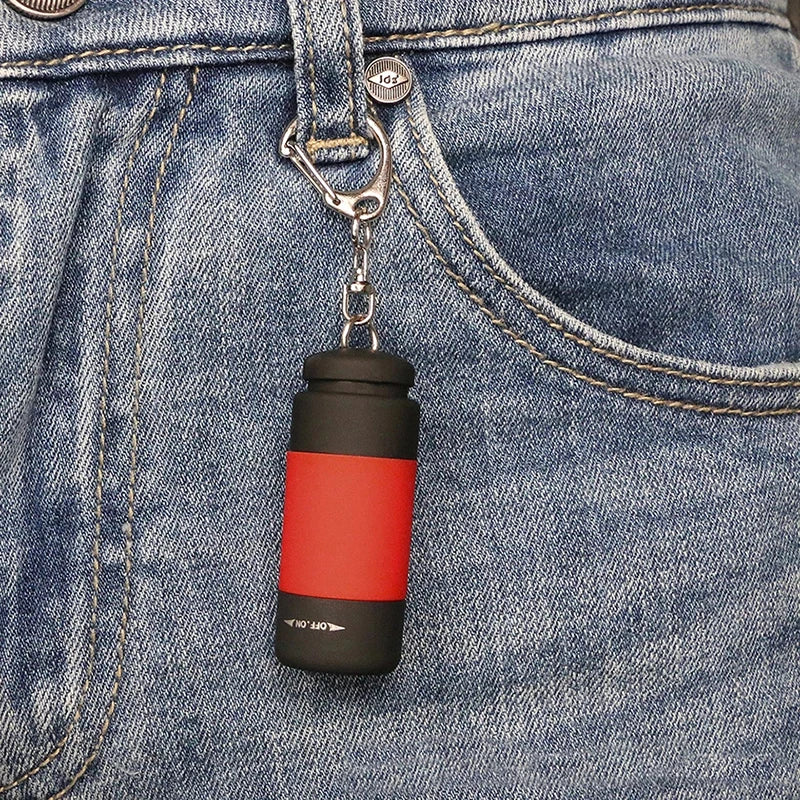 3/1pcs LED Mini Torch Light USB Rechargeable Flashlight Outdoor Waterproof Keychain Torches Lights For Hiking Camping Lighting