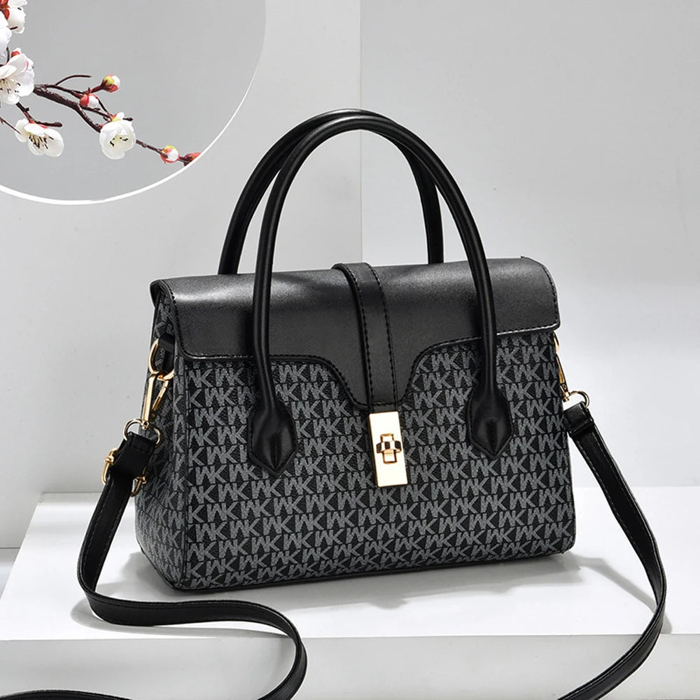 Fashion Luxury Design Shoulder Bag Womens Handbag New Trend Ladies Lady Tote Bags Print Pu Leather Shoulder Cross Bag For Woman