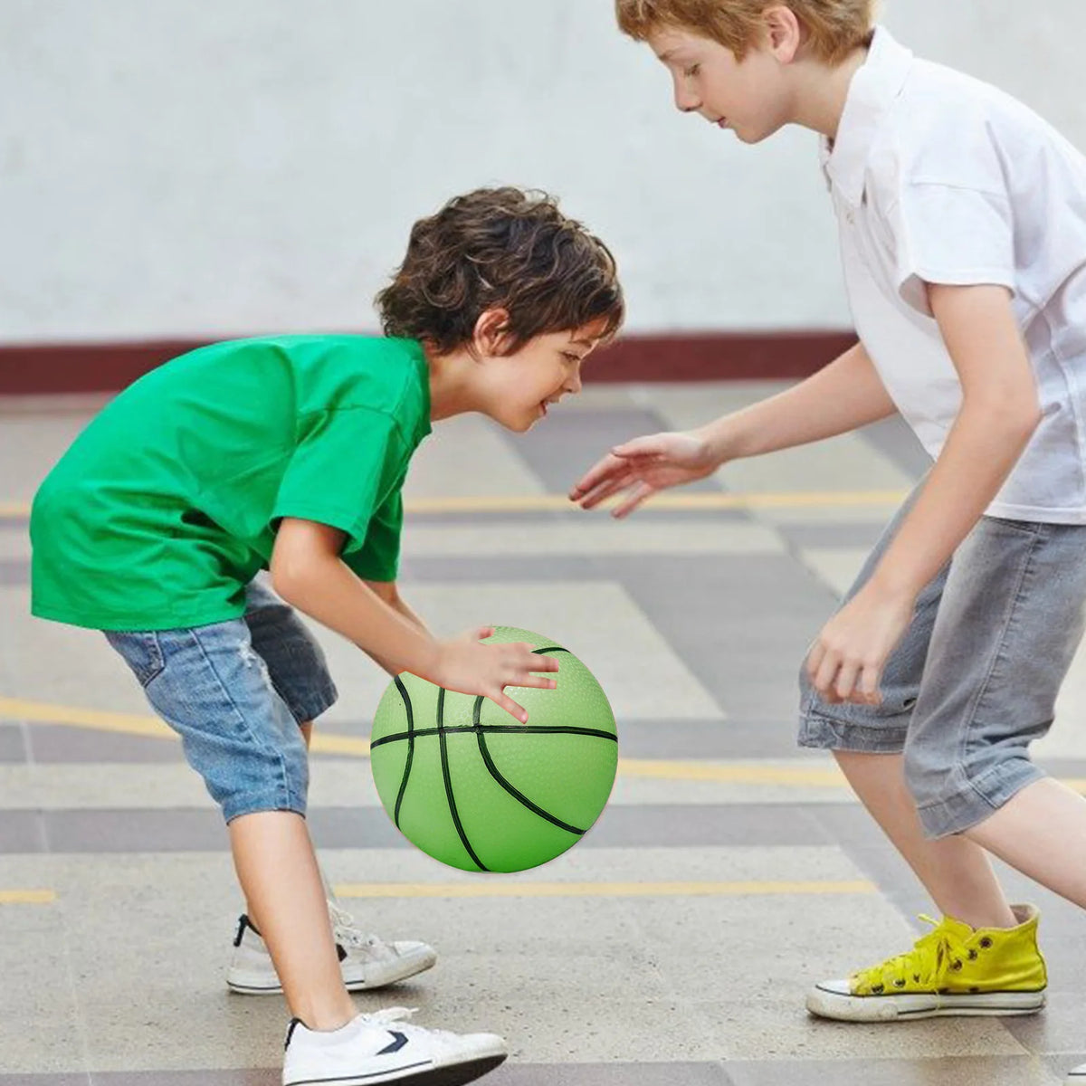 Glowing Luminous Basketball Light Up Ball Reusable Strong Grip Light Up Basket Ball For Indoor And Outdoor Play Games