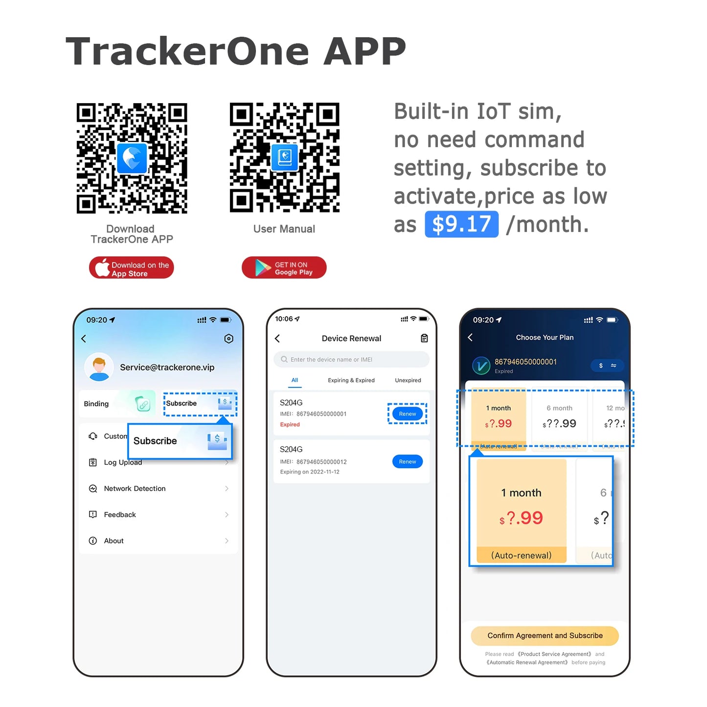 Portable Auto Tracker 6000mAh Big Battery Long Last Vehicle Locator Motorcycle Car Security Protection with iOS Android APP