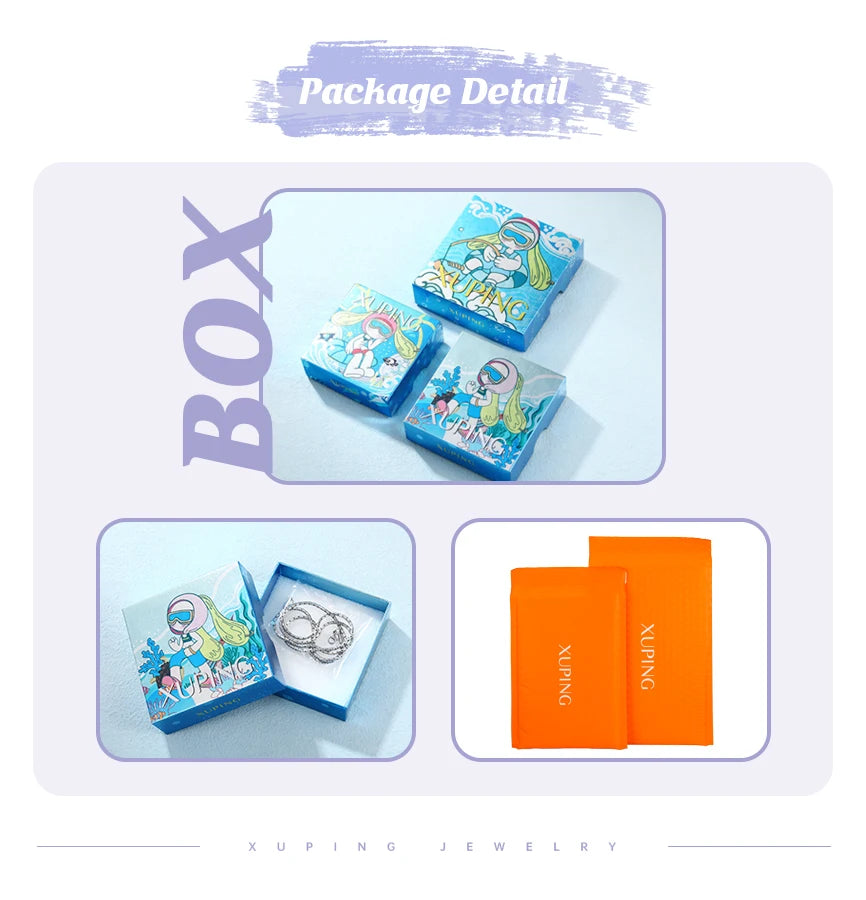 Xuping Jewelry New Arrival Luxury Necklace and Earrings Crystal Jewelry Set Women Party Gift 60503