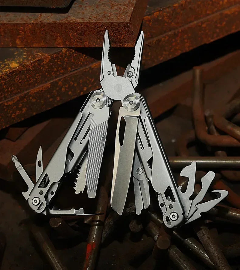 BHBT 19 in 1 Multitool Pliers Folding Knife Multi Tool Hoxagon Wrench Outdoor Camping EDC Tool Home Repair Maintenance