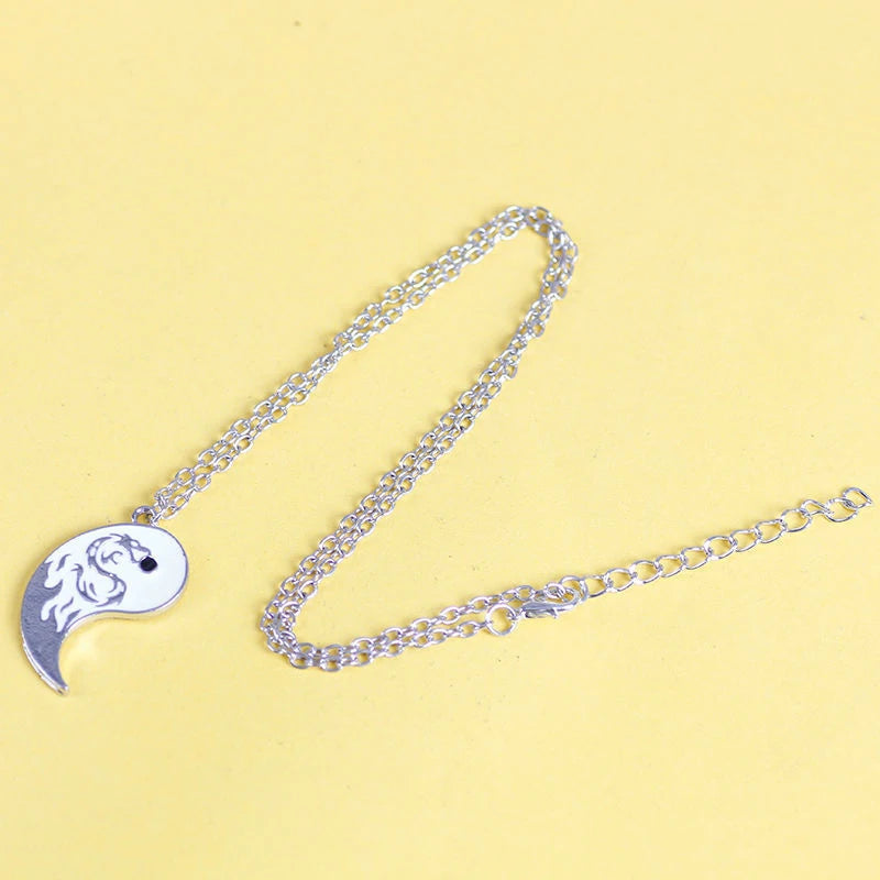 Fashion Dragon Figure Yin Yang Adjustable Bracelet Tai Chi Couple Necklace For Boyfriend Girlfriend Valentine's Day Jewelry Gift