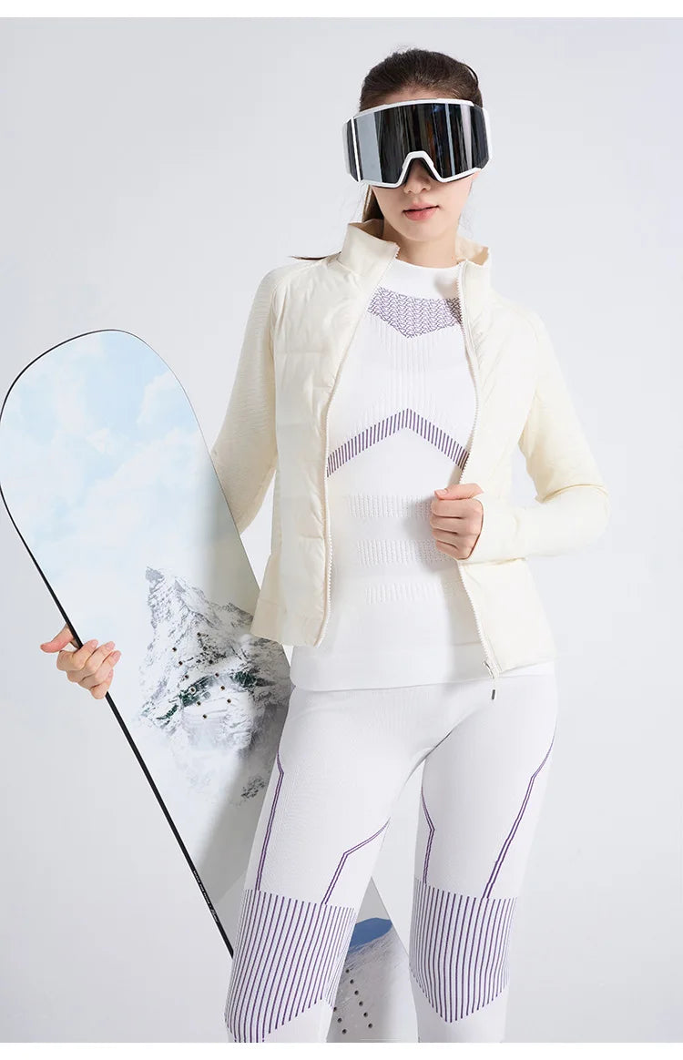 Ski Quick-drying Clothes Intimatesheattech Compression Sweat-wicking Breathable Women's Outdoor Hiking Sportswear Functional