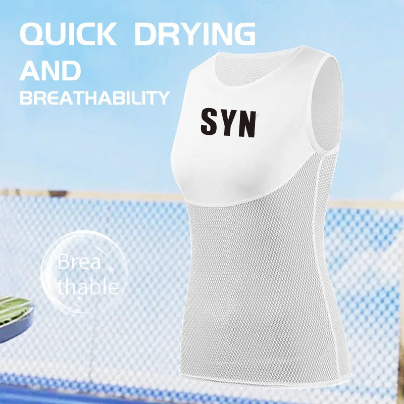 SYN Women's cycling vest summer quick drying clothes road bikes sleeveless cycling jerseys cycling underwear cycling base shirts