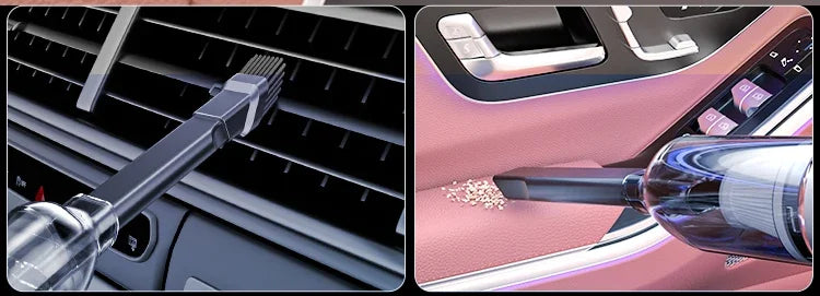 SZUK 180000PA Mini Car Vacuum Cleaner Portable Powerful Cleaning Machine Handheld for Car Wireless Vacuum Cleaner Home Appliance