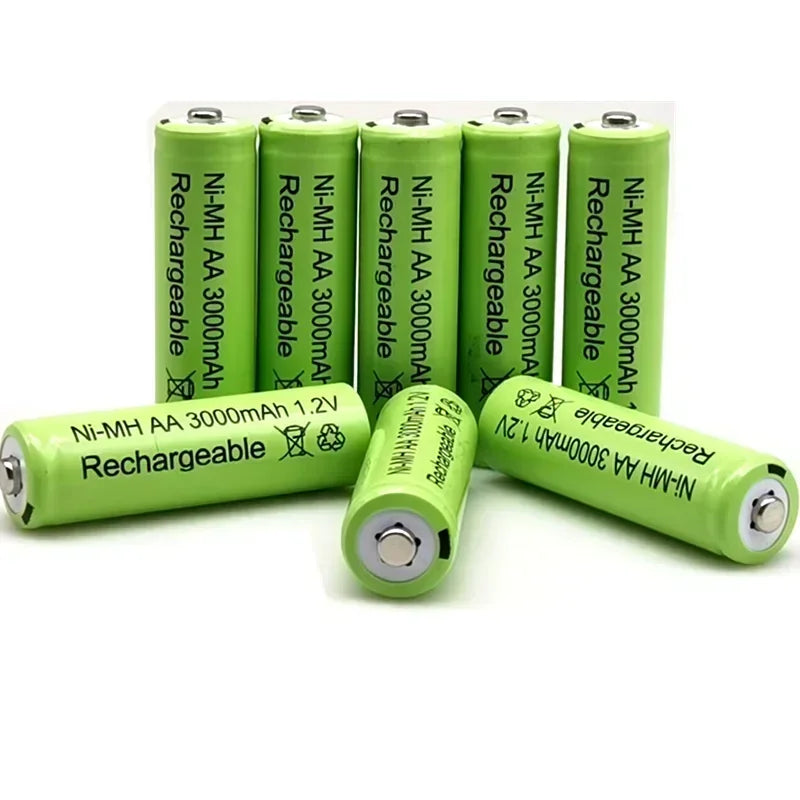 2025 New 1.2V 3000mAh Ni MH AA Rechargeable Battery Rechargeable Ni MH AA Rechargeable Toy Microphone  smok  повербанк