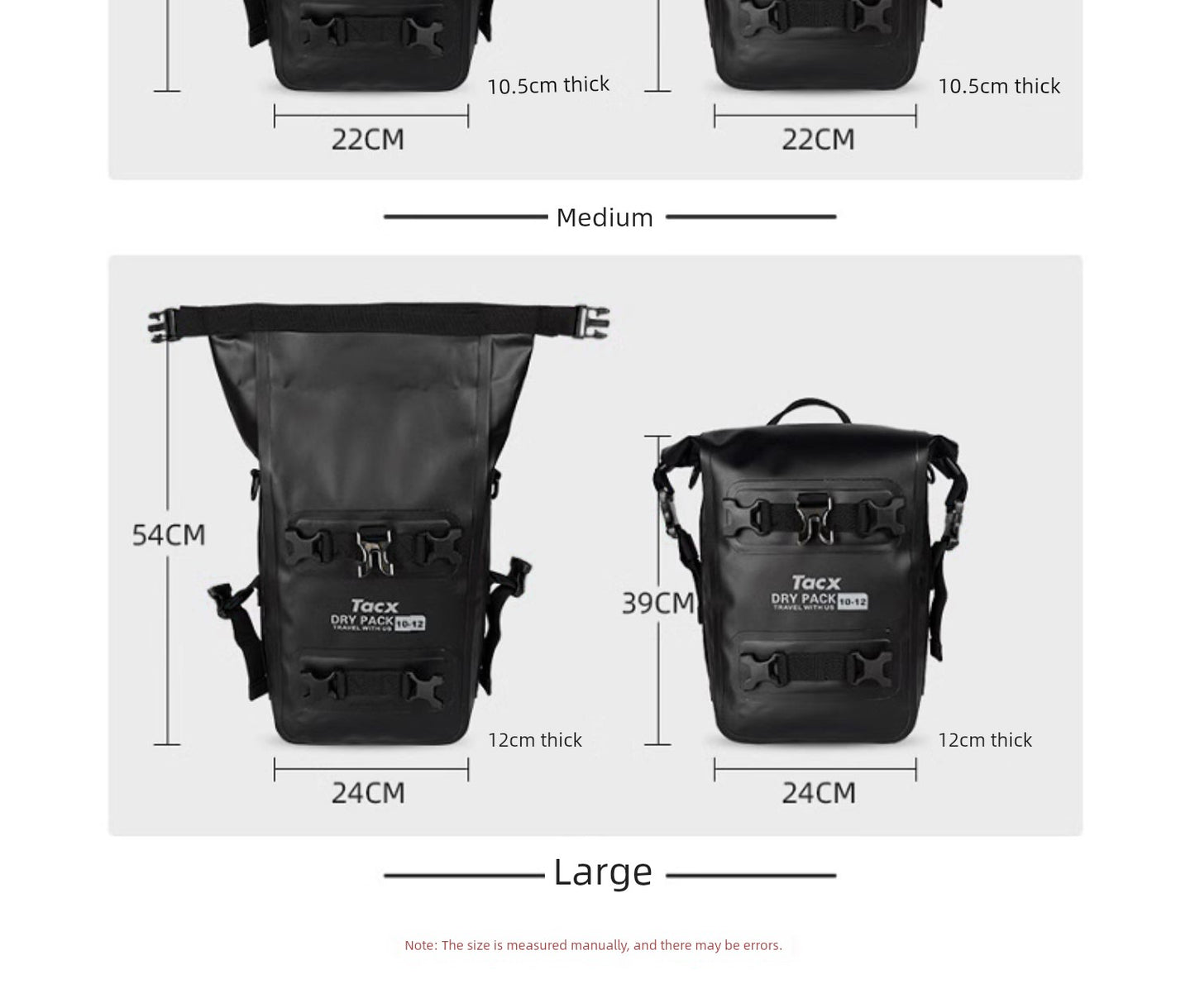 520X Bumper Travel Side Bag Raincoat Kaiyue Motorcycle