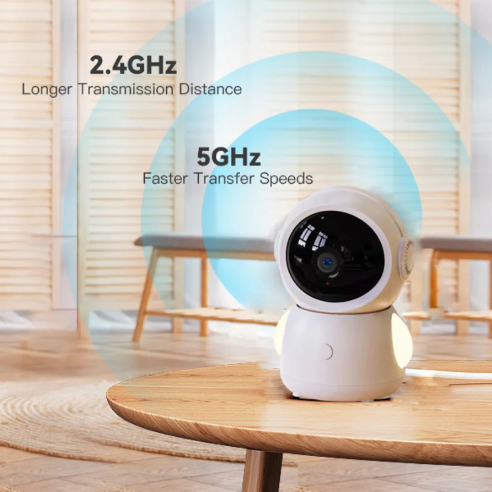 2K Baby Monitor Surveillance Camera Dual-frequency Crying Machine Indoor Safety Protection Remote Monitoring Voice Intercom