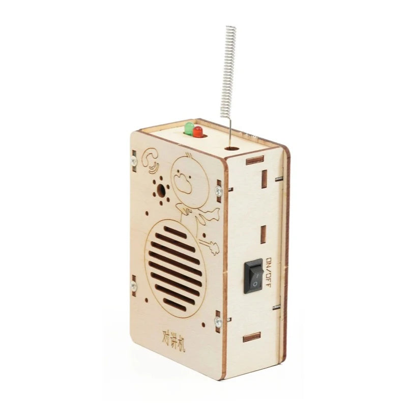 Wireless Walkie-talkie Model DIY Science Toys Physics Experimental Tool Kit Children Educational Toys School Supply