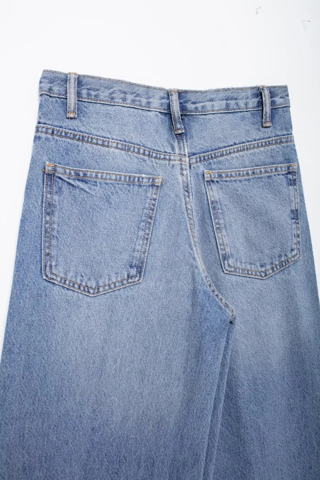 Jeans For Woman New Fashion Asymmetric Design High Waist Wide Leg Trousers Casual Women's Straight Leg Jeans