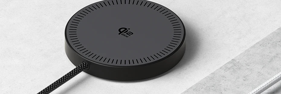 Hagibis Qi2.2 Dual-sided Magnetic Wireless Charger 15W 25W Magnetic Fast Charging Pad for MagSafe iPhone 17/16/15 Pro Airpods