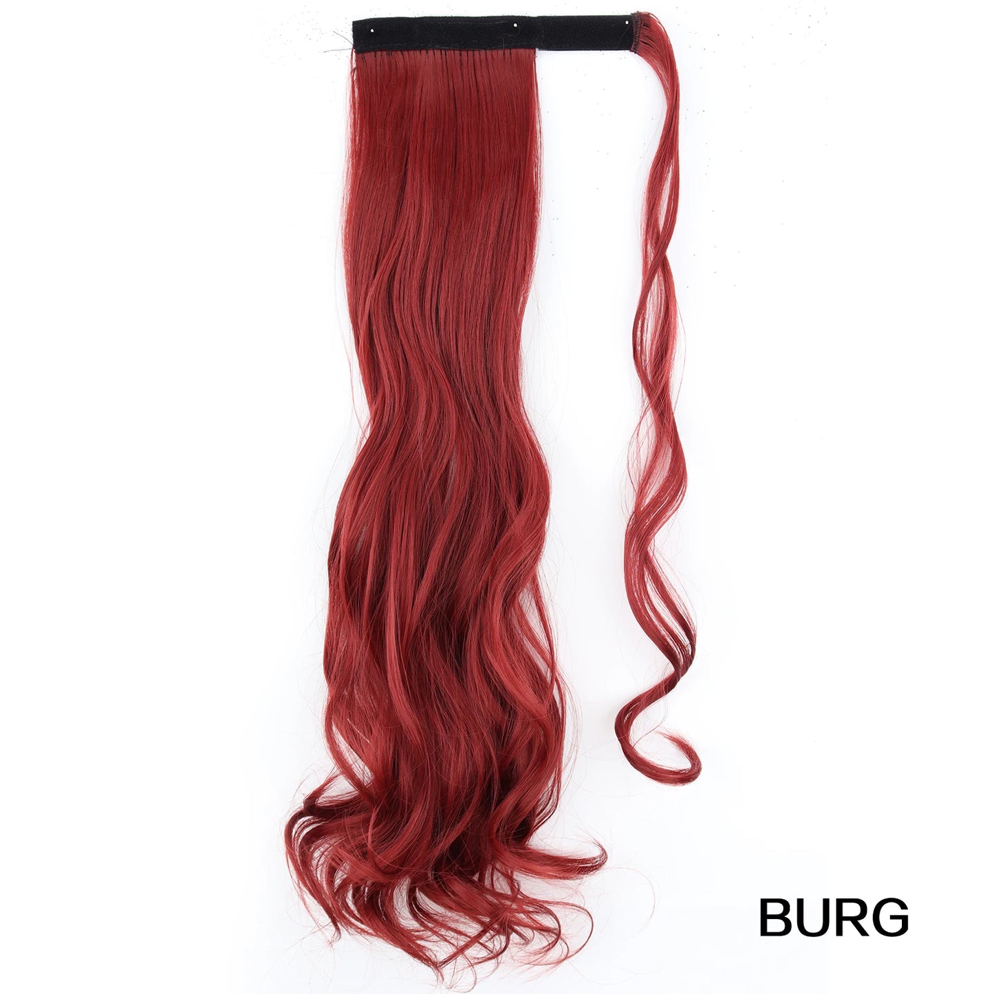 MERISIHAIR Synthetic 22 34 inches Long Straight Ponytail Extensions Heat Resisting Ponytail Brown Blonde Hair Women