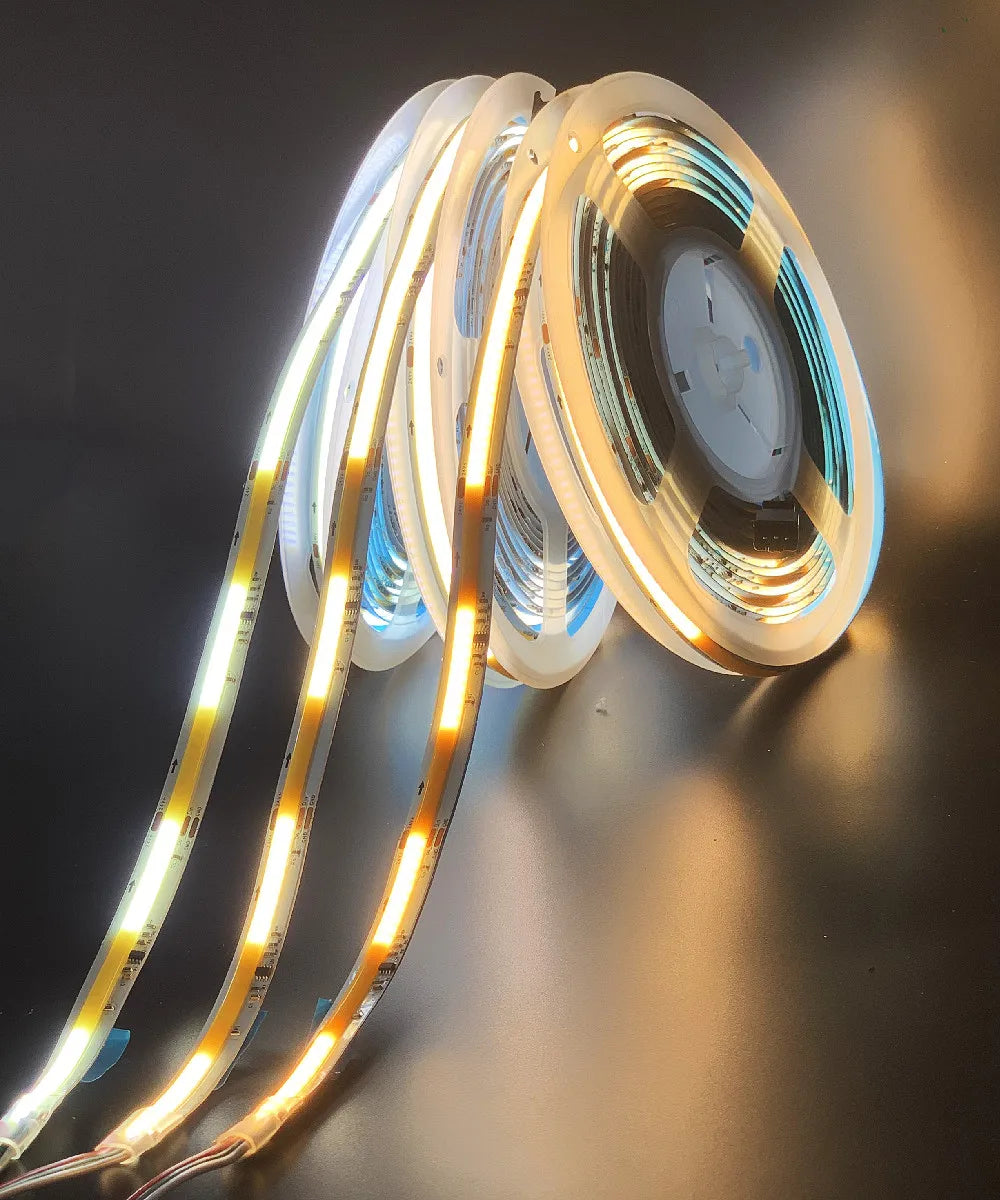 WS2811 COB Running Water Flowing LED Strip Light Horse Race Chasing Tape Wireless Remote Controller DC24V Power 20M 10M Full Set