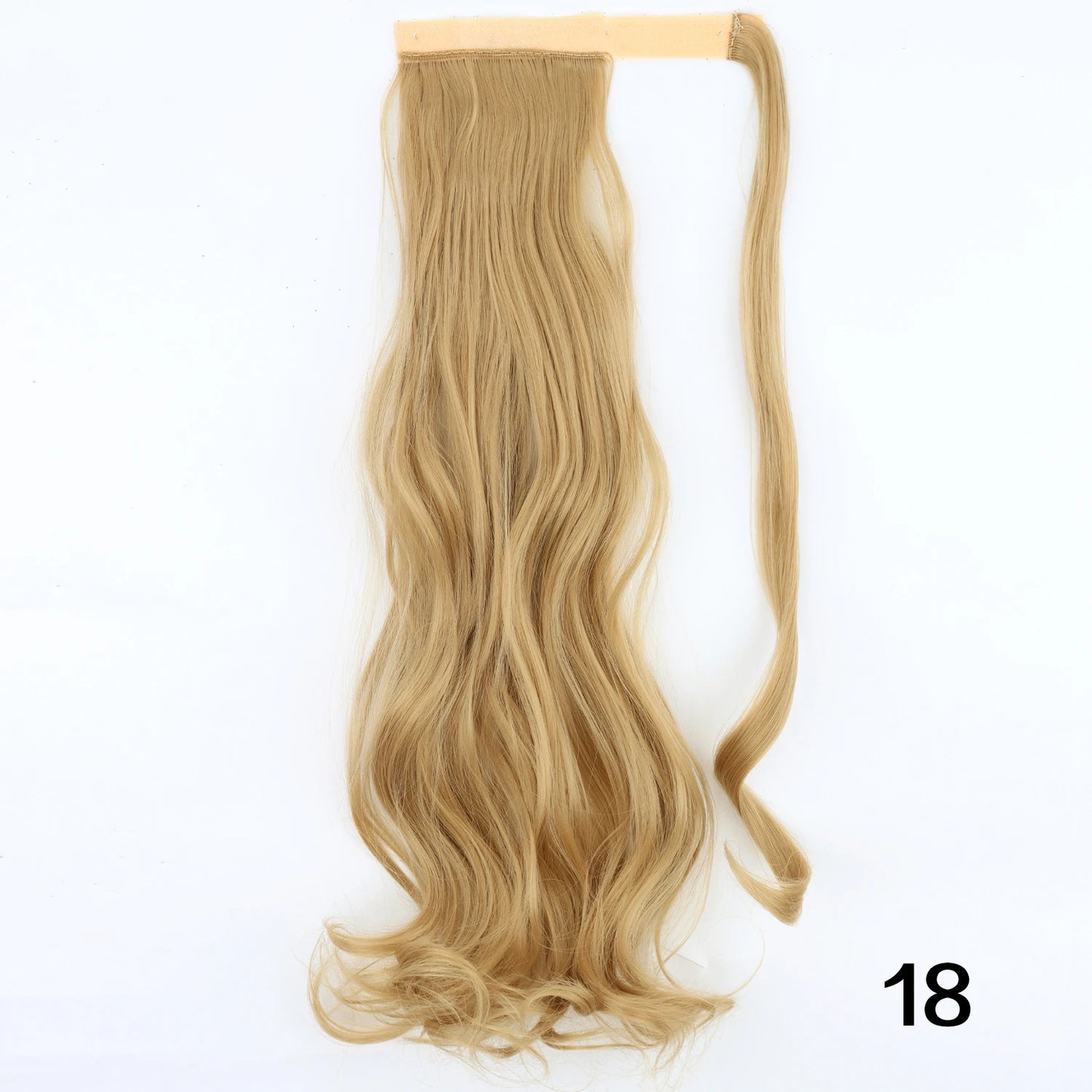 MERISIHAIR Synthetic 22 34 inches Long Straight Ponytail Extensions Heat Resisting Ponytail Brown Blonde Hair Women