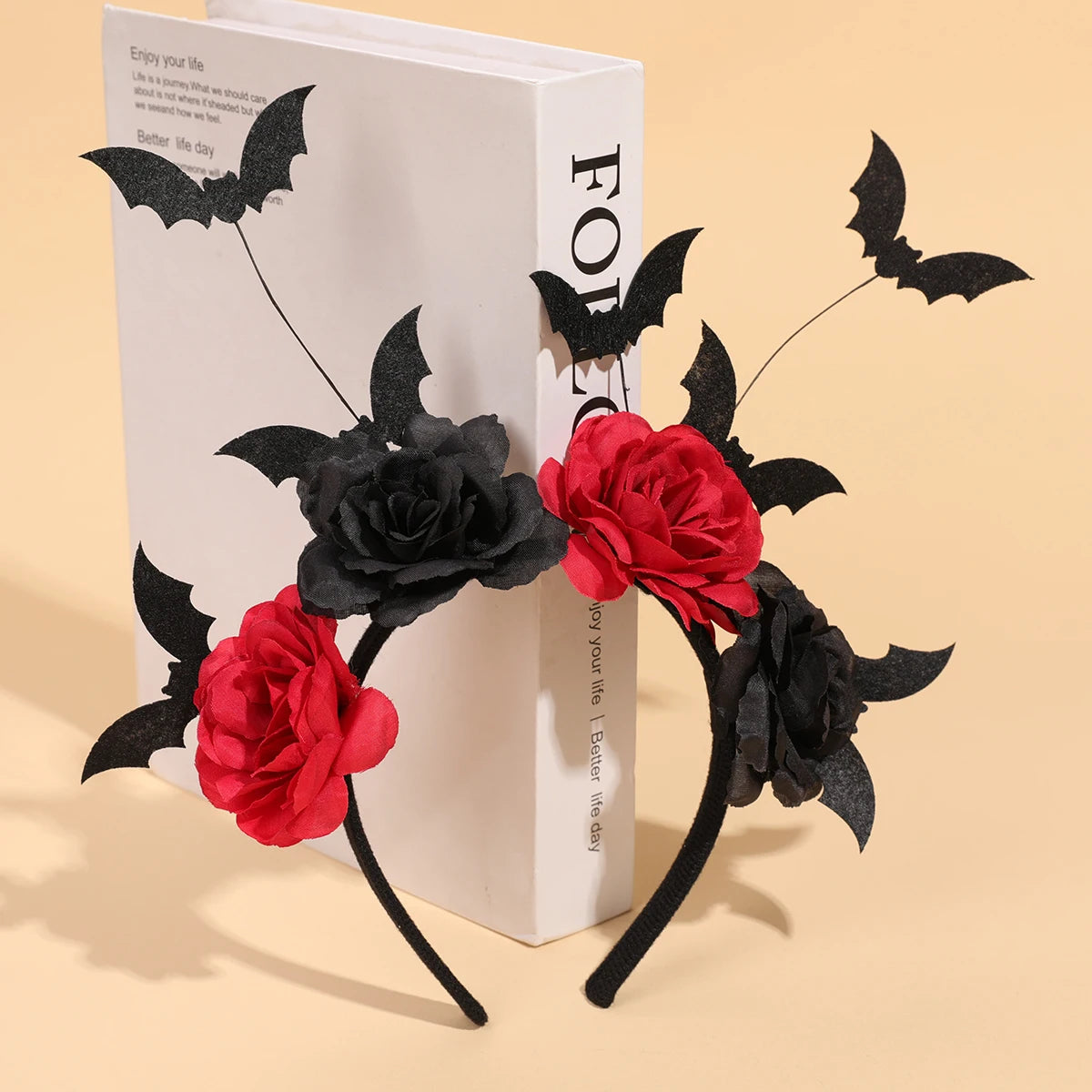 1 Piece of Halloween Costume Accessories, Headbands, Hair Accessories, Bat Headbands, Girl Role-Playing Headbands