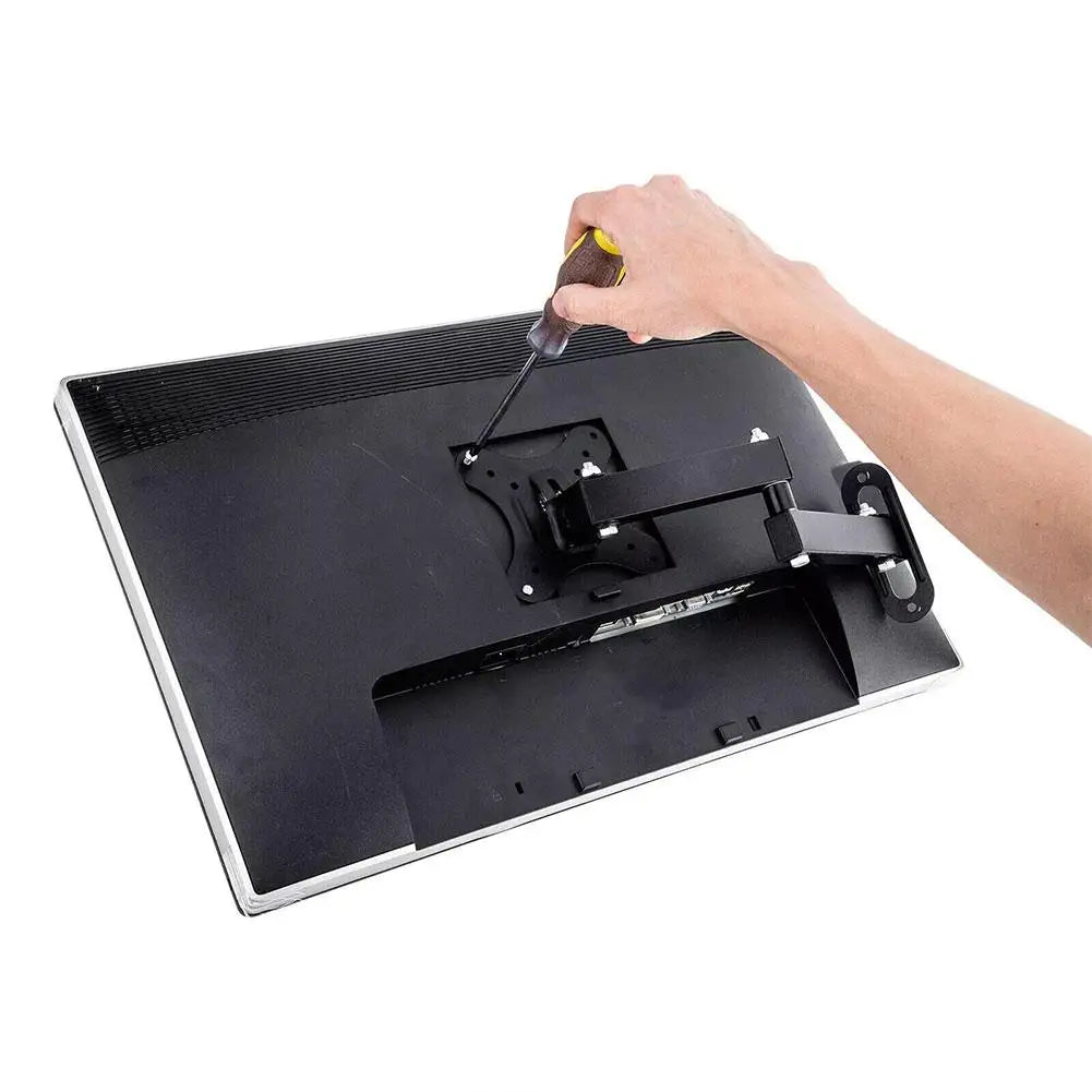 Universal Retractable TV Mounts Wall Mount Bracket For 10 To 27 Inches LCD Monitor TV Stand Expansion Bracket With Screws