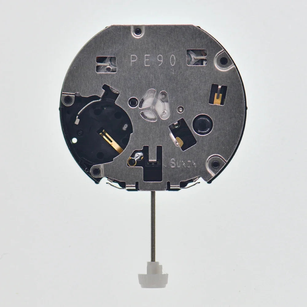 PE903 Quartz Movement Sunon PE90 Movement Watch Repair Parts Three Hands with 3 Eyes Date Small Chronograph Second Minute 24Hour