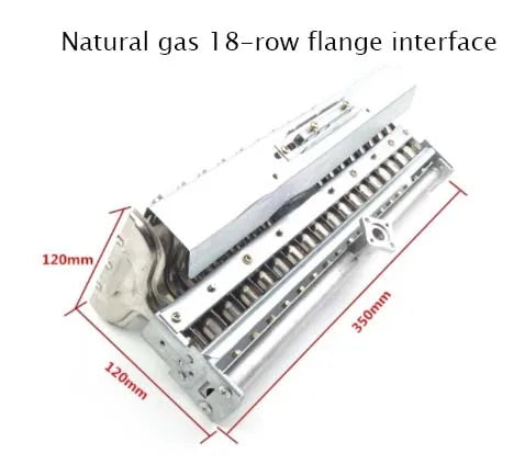 Commercial Gas Water Heater Stove Steam Fire Rows 18 Rows Gas Burner