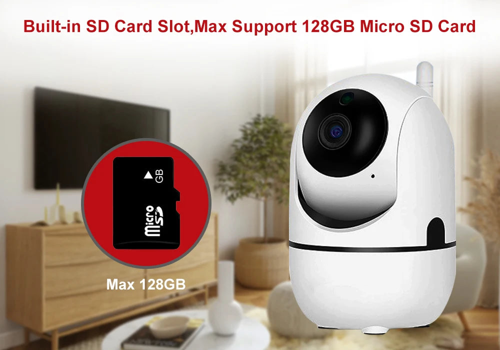 Anpviz 1080P Mini PTZ Camera Wifi Indoor Smart Baby Monitor Mini Wireless IP Camera Support 5G Wifi Auto Tracking YIIOT App View