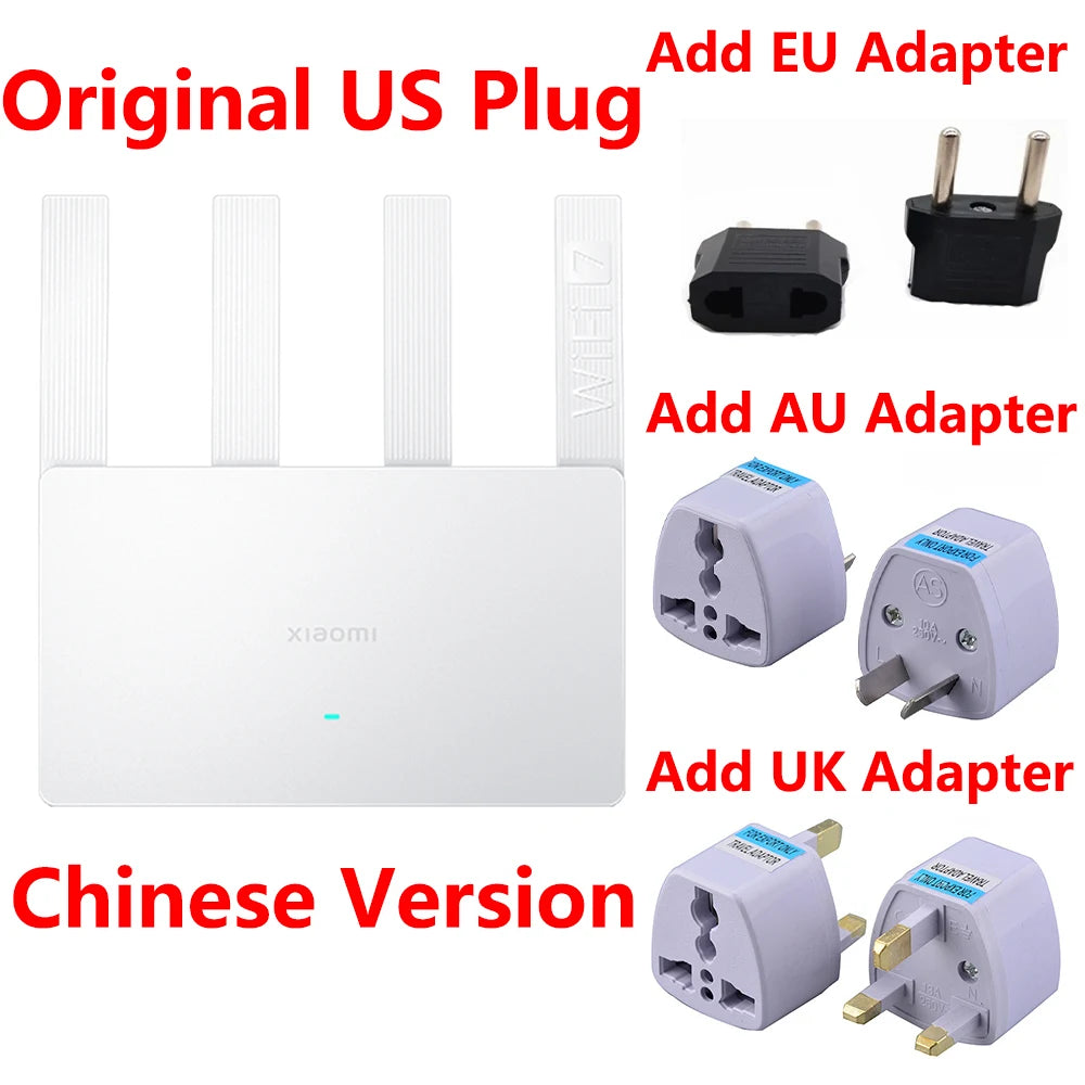 Xiaomi Router BE3600 2.5G WiFi7 2.4/5GHz Duan Bands 160Mhz 3570Mbps Mesh Networking Gaming Acceleration 2.5G Ethernet Port -CN
