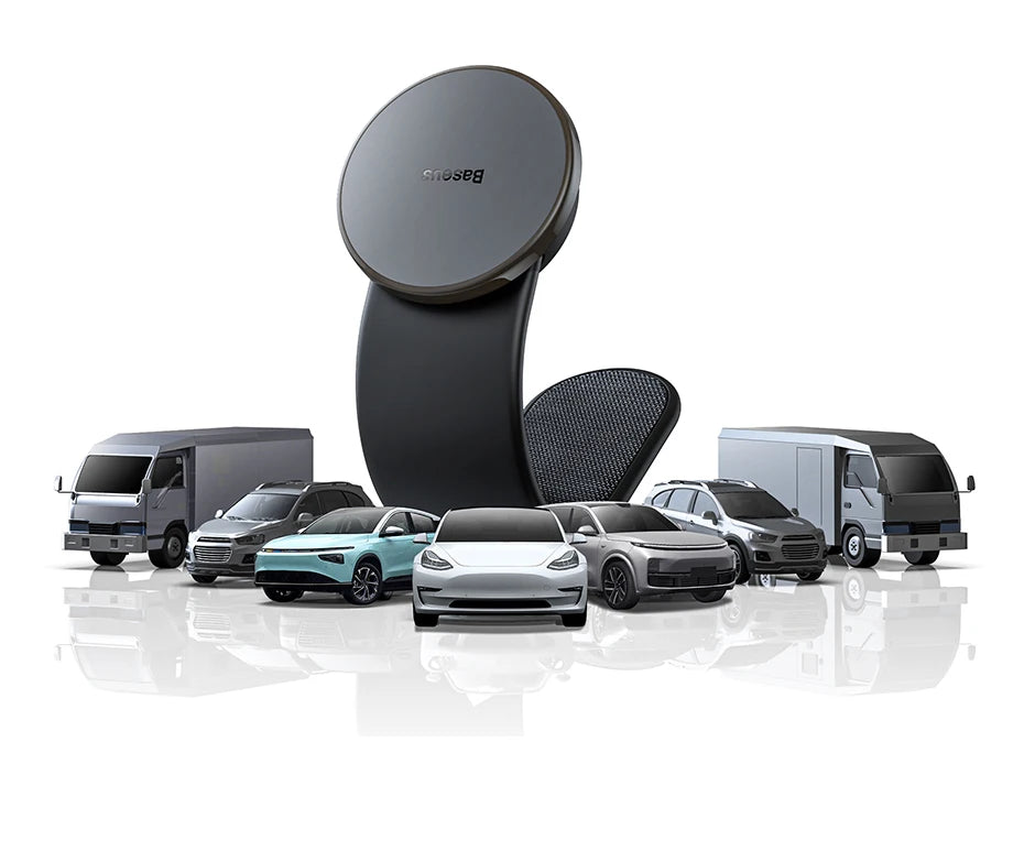 Baseus Magnetic Wireless Charger Car Phone Holder 15W Fast Charging Wireless Car Charger Holder For iPhone 16 15 14 13 Car Mount