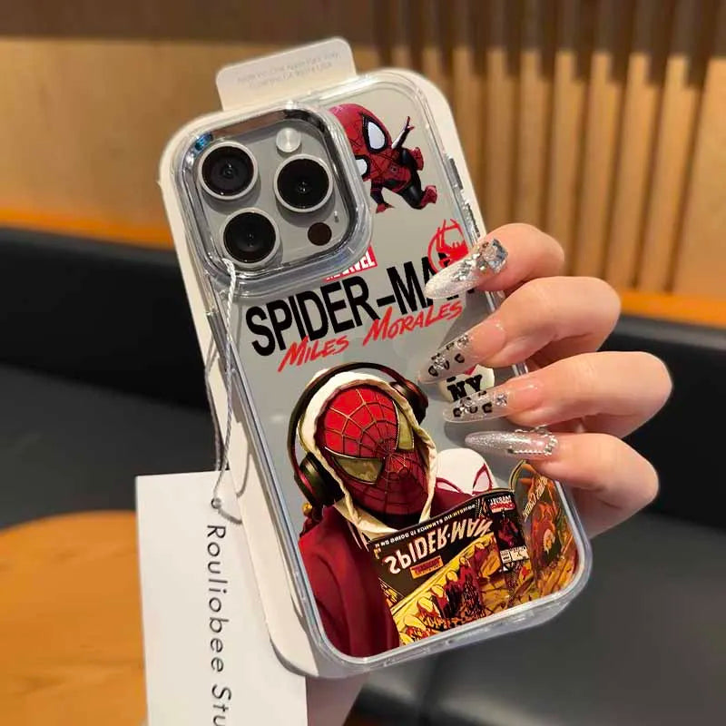 Cool Y-Spiders M-Man Phone Case For iPhone 17 16e 16 15 14 13 12 11 mini Pro Max X XR XSMAX 8 7 Air Plus Transparent Soft Cover