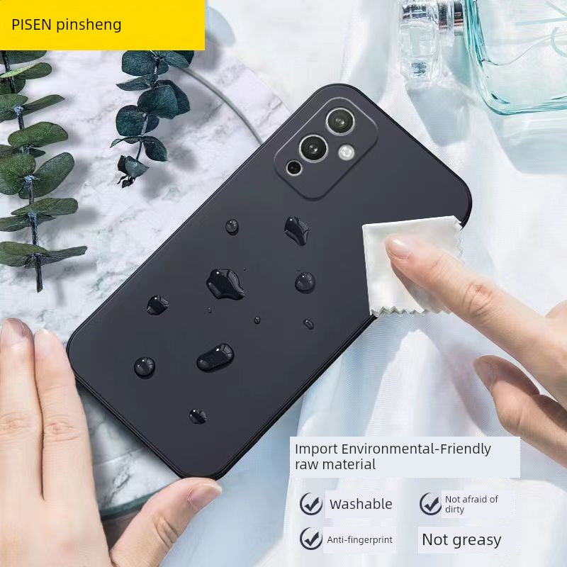 Pinsheng Applicable/OnePlus 9 Liquid Silicone Phone Case OnePlus 9RT Pure Color Stain-Resistant Soft Case OnePlus Ace Pro