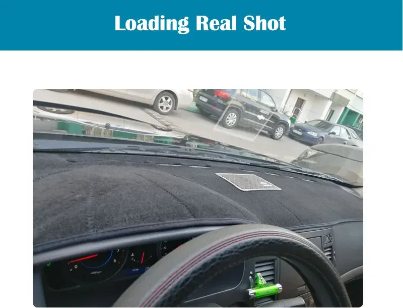 For Honda Fit Jazz 2008-2013 GE6 GE7 GE8 GE9 High Quality Dashboard Mat Dashmat Cover Pad Sunshade Carpet Accessories