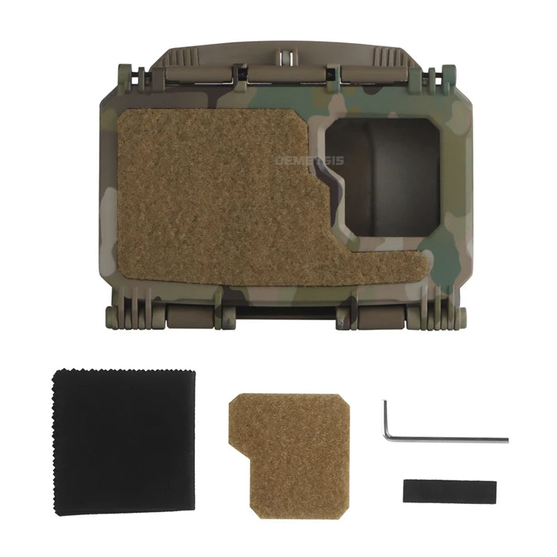 Tactical MOLLE Mobile Phone Box V2 Sport Chest Rig Hunting Vest Navigation Board Instant Equipment  Front Panel Phone Holder