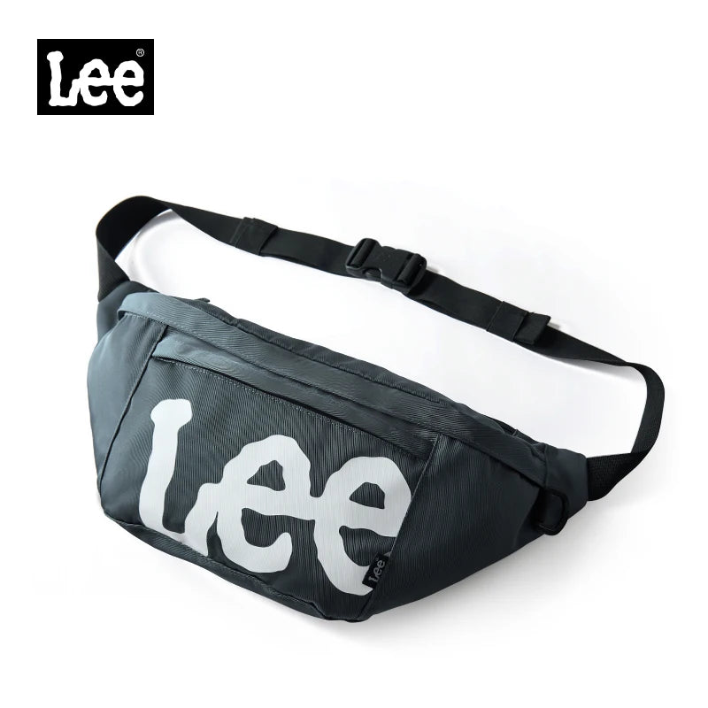 LEE Unisex Independent IPad Pocket Crossbody Bag Male Women Waterproof Sport Single Shoulder Extra Large Waist Bag Fanny Pack