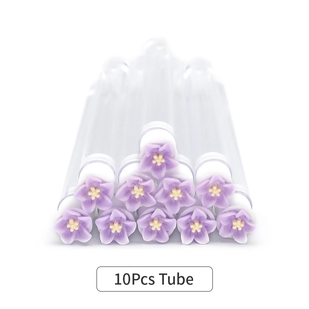 10/50Pcs Eyelash Brush Tubes With Crystal Lash Mascara Wands Eyebrow Comb Spoolies Container Lash Brush Applicators Makeup Tools