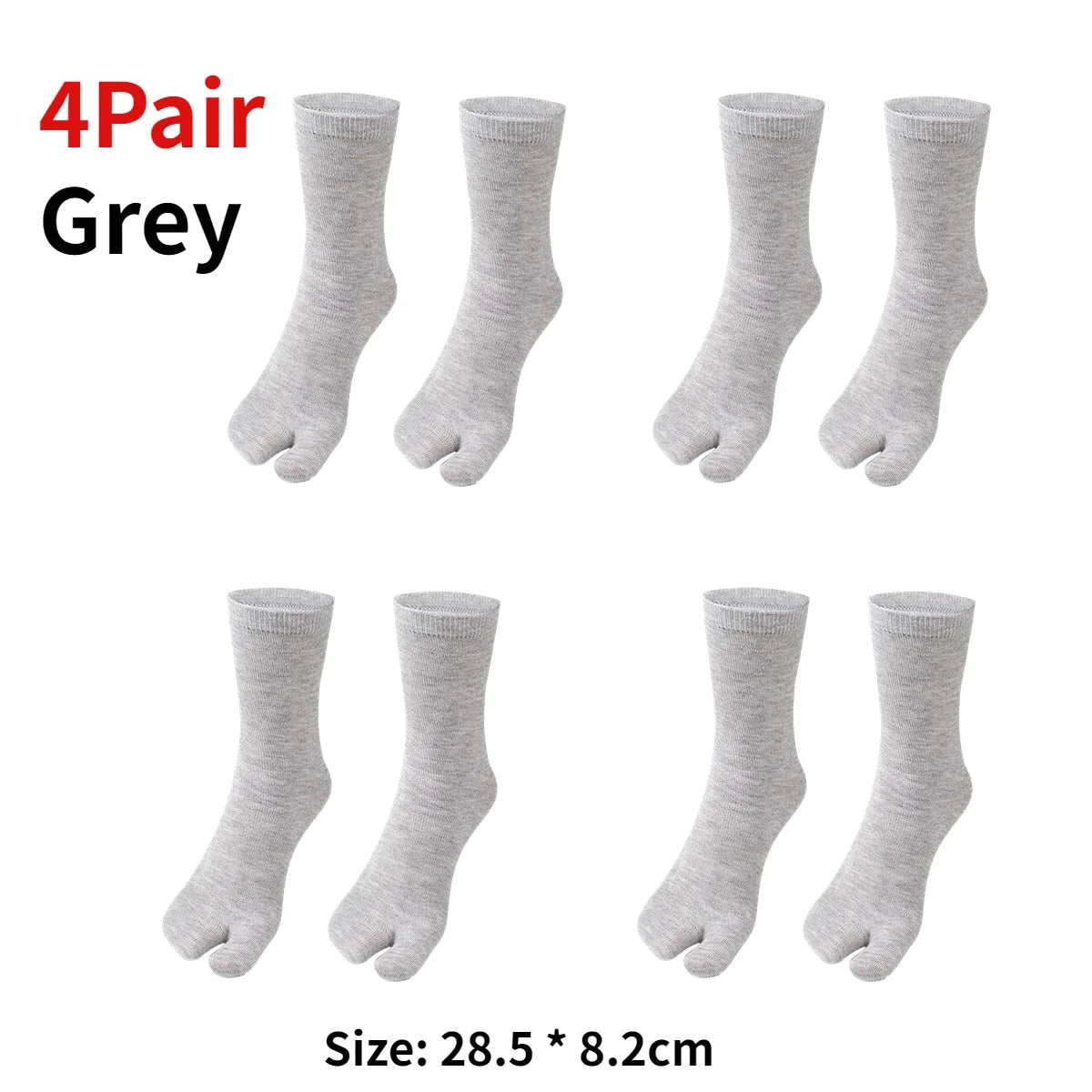 1-5Pair Japanese Style Two Finger Socks Unisex Clog Socks Polyester Toe Separation Socks Kimono Flip Flop Sandal Split Toe Sock